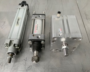 Many different sizes of Air Cylinders